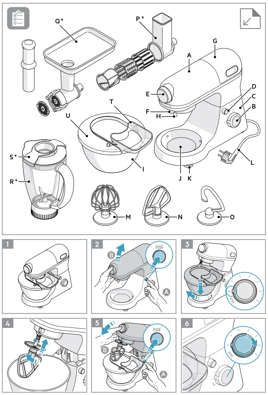 Electrolux EKM3000 Kitchen Machine fig