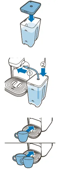 PHILIPS Senseo HD6574, HD6570 Latte Duo Plus - fig26