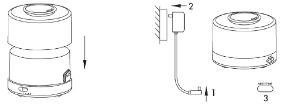 COOPERS OF STORTFORD K811 Color Changing Humidifier - User instructions 2