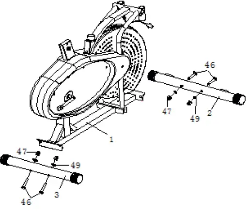 FITFIU-BELI-120-Elliptical-trainer-with-adjustable-saddle-fig-3