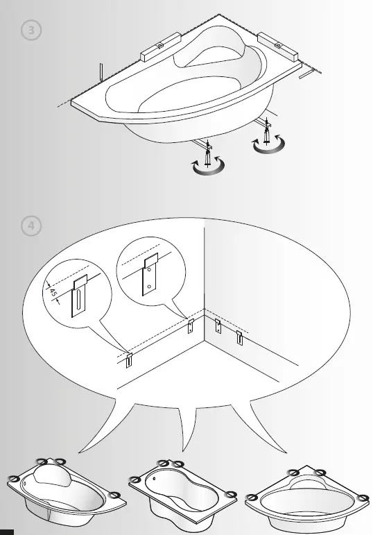 cersanit 160x70 Bathtub-6