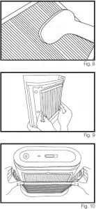 Homedics AF-75 Hypoallergenic HEPA Air Cleaner Manual