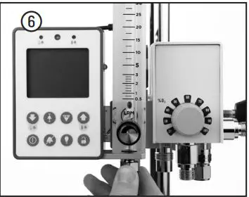 MaxBlend Low Flow High Flow For Precision Blender Instructions - Ensure the MaxBlend Lite is aligned parallel with the side