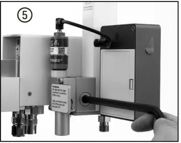 MaxBlend Low Flow High Flow For Precision Blender Instructions - Insert the long end of a 5 16” hex key into the hex shaped hole