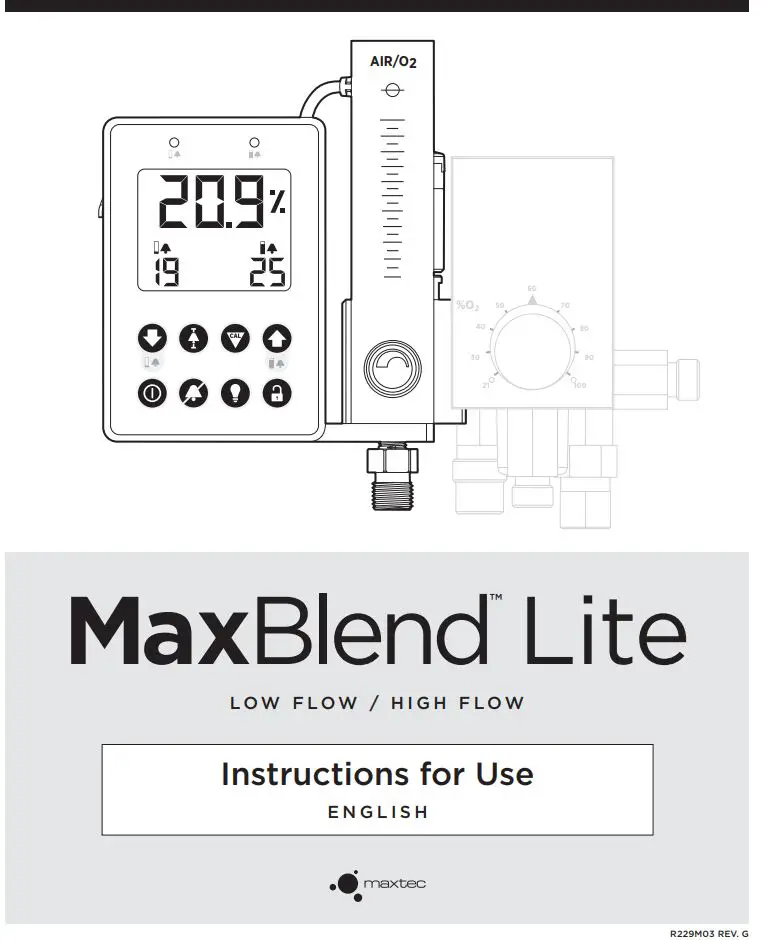 MaxBlend Low Flow High Flow For Precision Blender Instructions