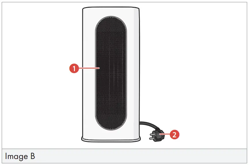 FVBW20W22 Helsinki 2000 Fan Heater Main parts