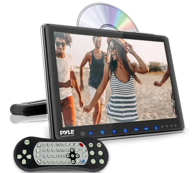 Pyle-PLHRDVD103-Universal-Car-Headrest-Mount-Monitor-Imgg