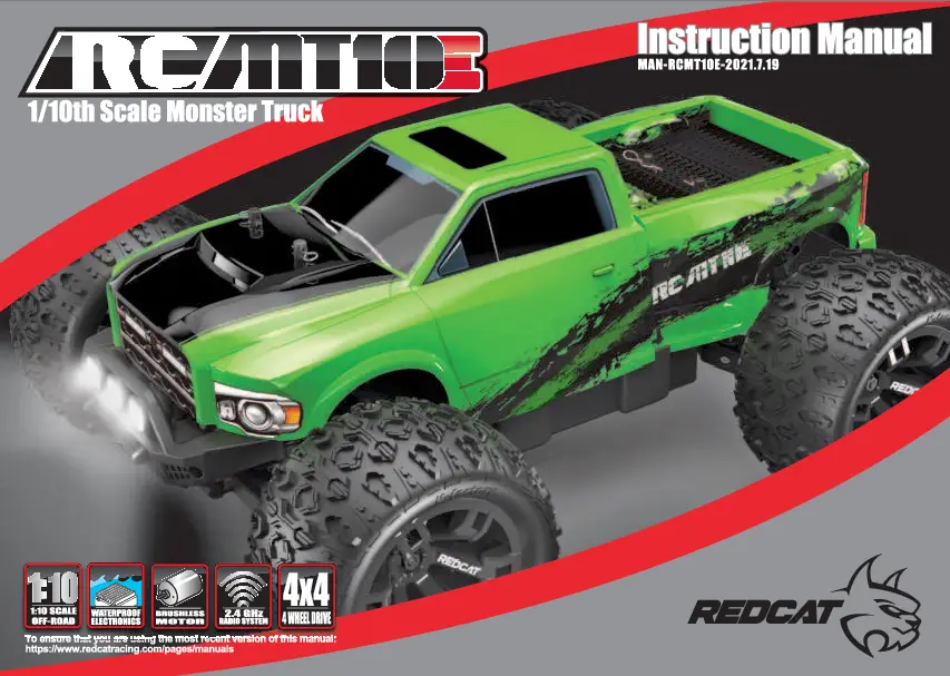 REDCAT 1 10th Scale Monster Truck -