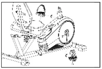 JLL RE200 Recumbent Bike Instruction Manual - Attach the right and left pedals