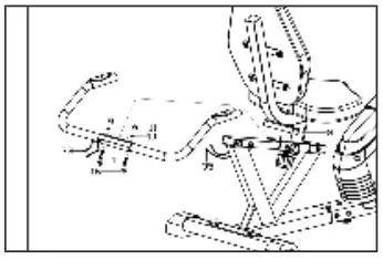 JLL RE200 Recumbent Bike Instruction Manual - Connect the handlebar