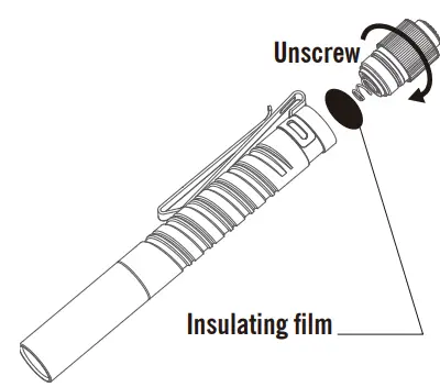 OLIGHT i3T Plus Titanium Damascus-FIG4