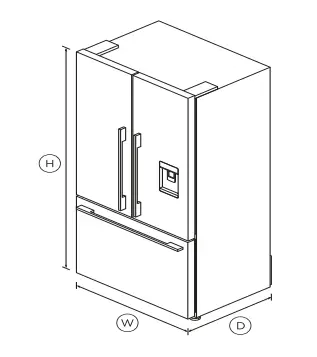FISHER-PAYKEL-RF540ADUX5 -French-Door-Refrigerator-Freezer-fig-1