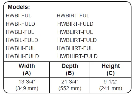 Hatco HWB 11QT 208 High Watt Top Mount 11 Quart 12.31 Diameter 81