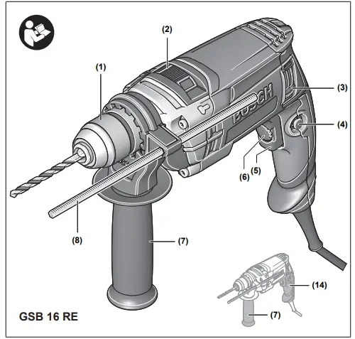 BOSCH-GSB-16-RE-Professional-Impact-Drill-fig-1