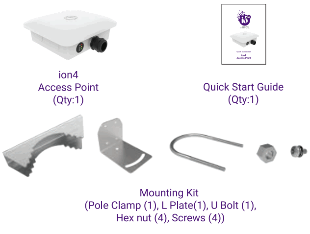IO by HFCL ion4 Wi-Fi 5 2x2 Outdoor Access Point - 2