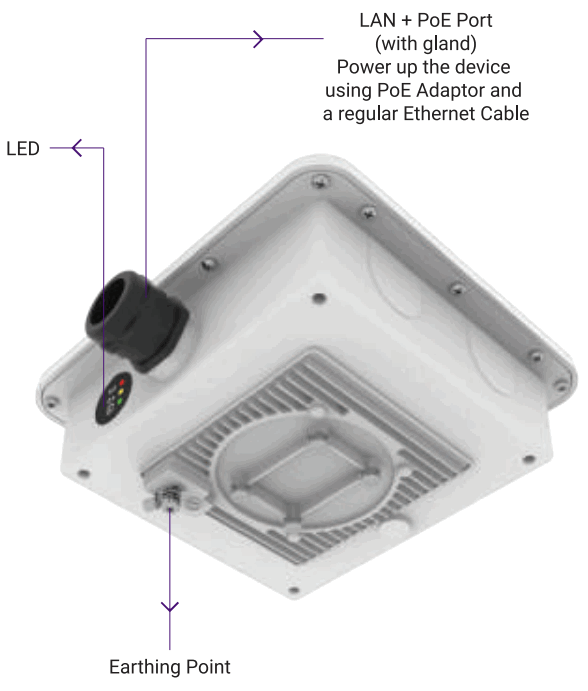 IO by HFCL ion4 Wi-Fi 5 2x2 Outdoor Access Point - 3
