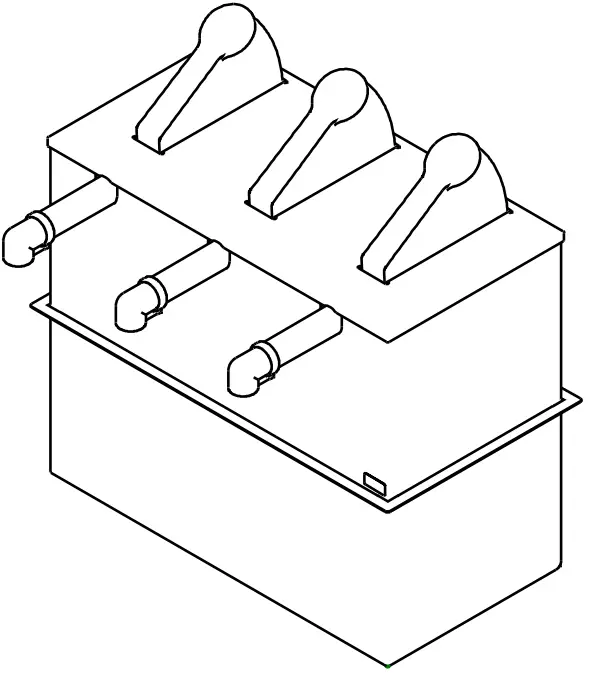 SERVER 07050 Express Triple Drop-In Dispensing Station-fig1