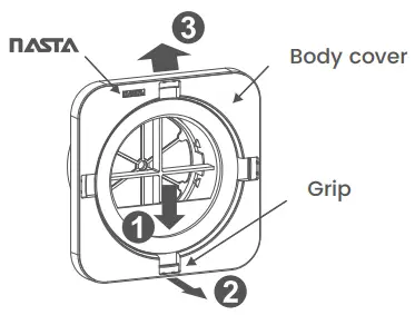 NASTA-KS-86PR001FK-Passive-Air-Register-with-Pollen-Filter-FIG5