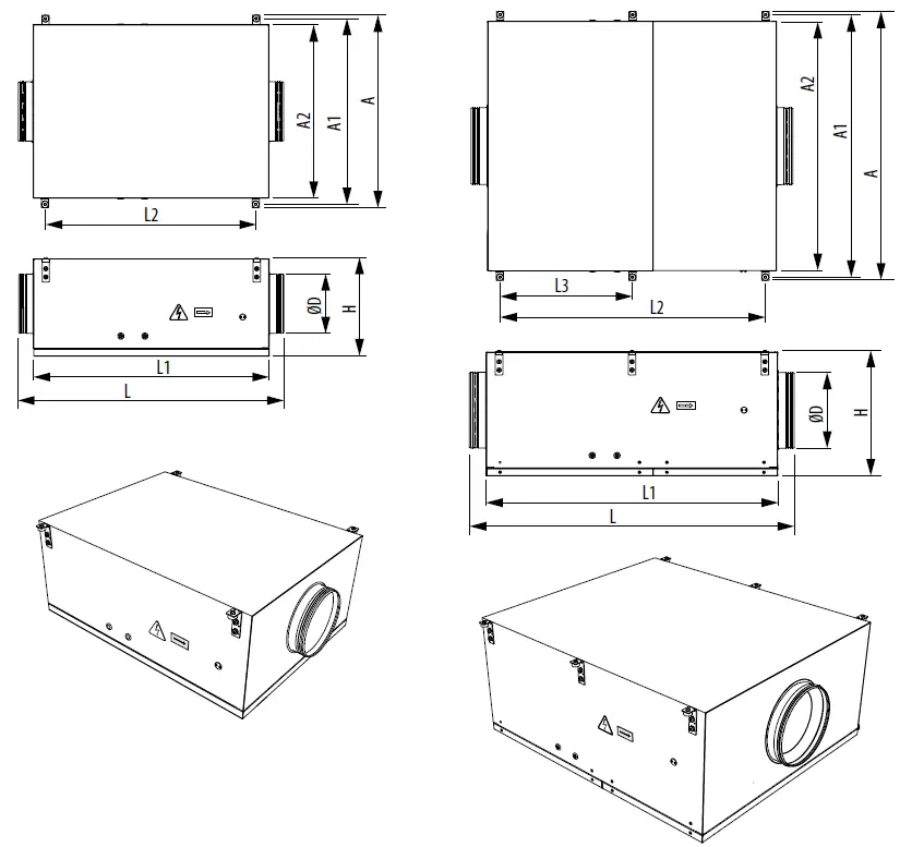 BLAUBERG-TwinBox-EC-150-Noise-Insulated-Fan-for-Round-Air-Ducts-with-Two-Motors-fig-2