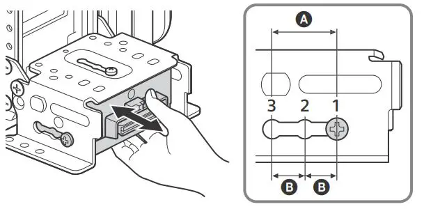 SONY AV RECEIVER Instruction Manual - Slide the connector bracket to decide