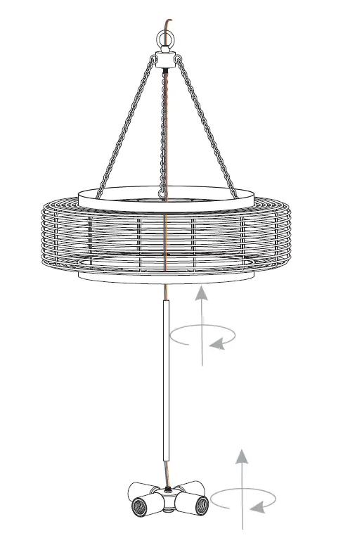QUOIZEL-QP5573AWH-Waylon-4-Light-Antique-White-Pendant-Ceiling-Light-fig-4