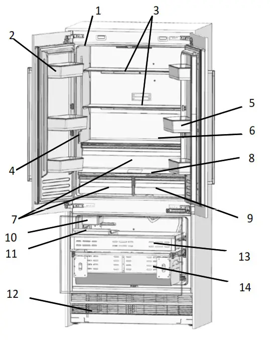 KUCHT Professional KR365FD Refrigerator - fig5
