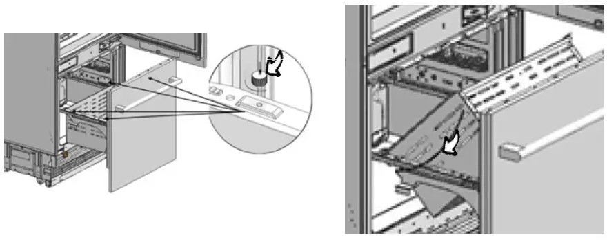 KUCHT Professional KR365FD Refrigerator - handling1