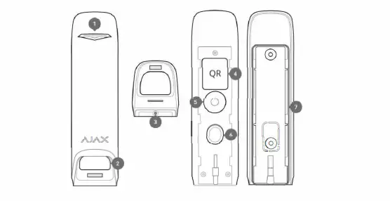 AJAX-AJ-CURTAINPROTECT-W-MotionProtect-Curtain-White-1