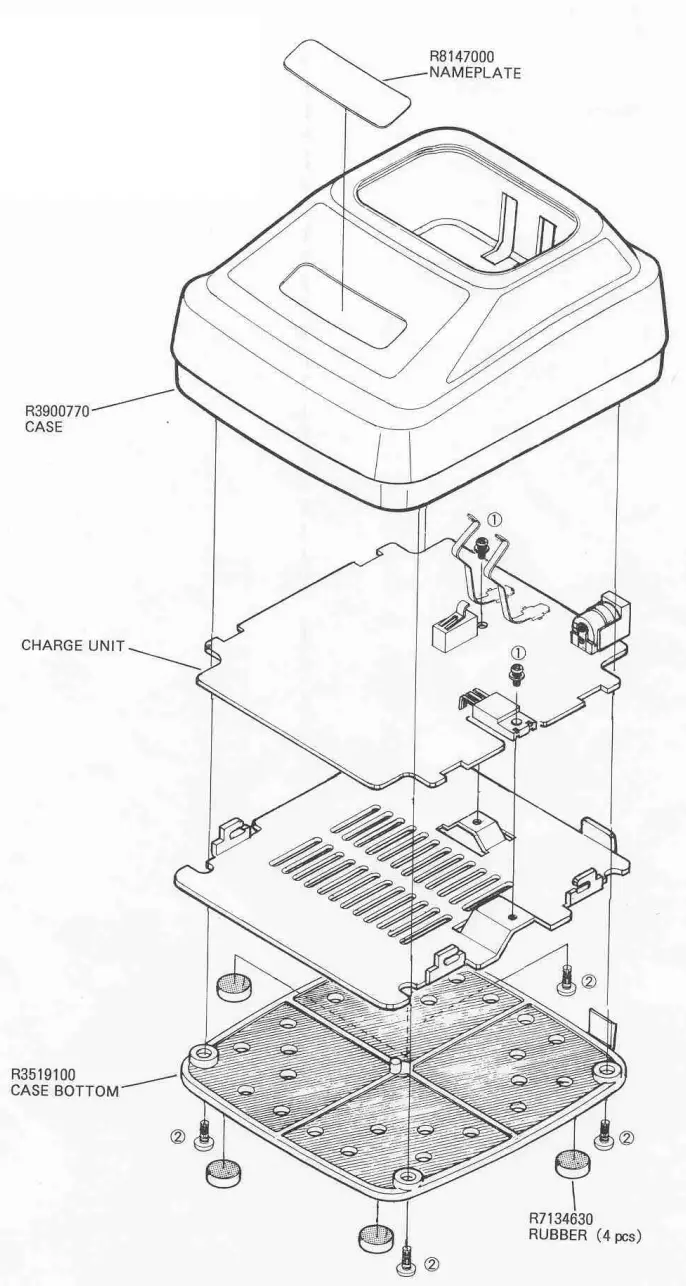 vertex VX-500 VHF Handheld Portable Land Mobile Transceiver fig 1