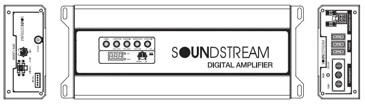 SOUNDSTREAM Class D Car Audio Amplifier User Guide - DPA1.2000D Model