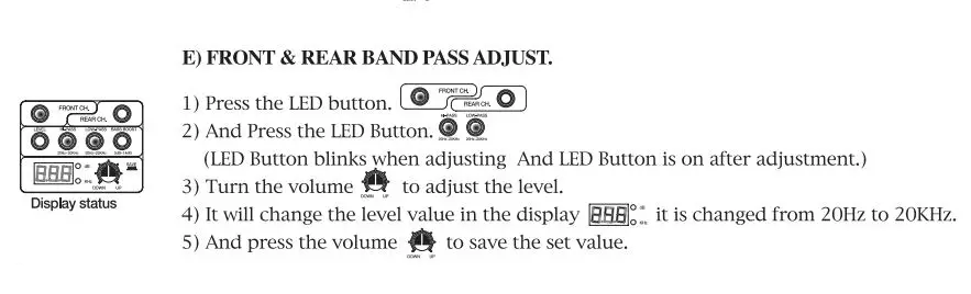 SOUNDSTREAM Class D Car Audio Amplifier User Guide - DPA4.1600D Model Function