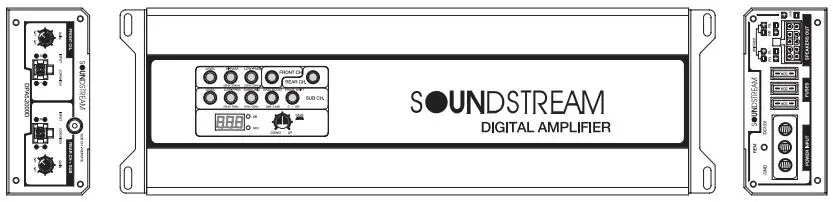 SOUNDSTREAM Class D Car Audio Amplifier User Guide - DPA5.2000D Model