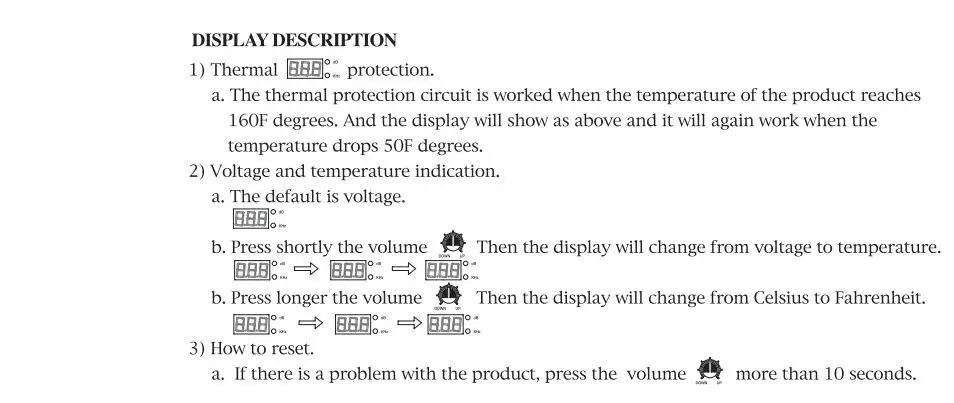 SOUNDSTREAM Class D Car Audio Amplifier User Guide - Function