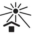 Store out of direct sunlight icon