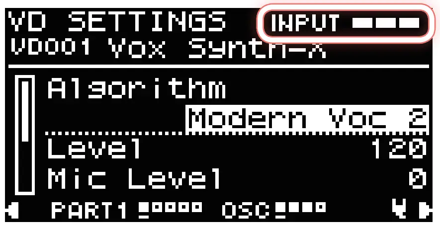 Adjusting the Mic Input Level