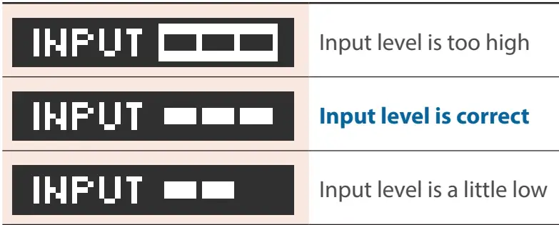 Adjusting the Mic Input Level