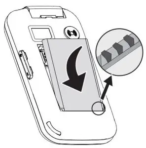 FIG 5 Replace the battery cover