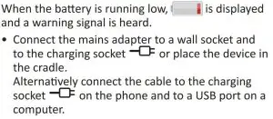 FIG 6 Charge the phone