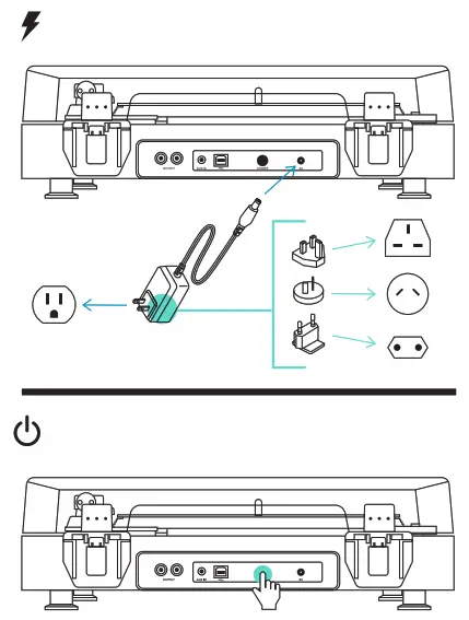 HX-TT700 Jam Sound Stream Turntable - 3