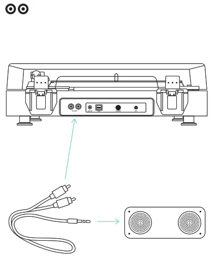 HX-TT700 Jam Sound Stream Turntable - 8