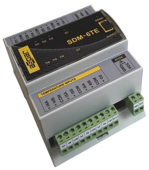 aspar-SDM-6TE-6-Temperatue-Inputs-Expansion-Module-fig-1