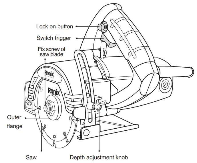 Ronix 3411 Marble Cutter-fig1