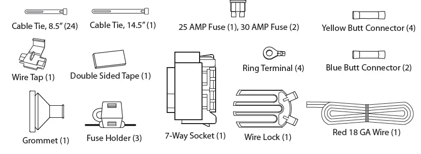 TEKONSHA-22131-Tow-Harness-7-Way-Complete-Kit-FIG-2