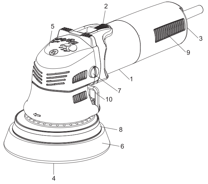 RUPES LHR75E Random Orbital Polisher - LHR12E