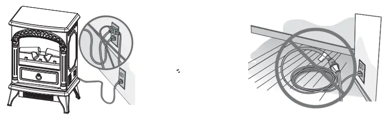 TURBRO-Suburbs-TS23-H-Electric-Fireplace-Heater-FIG-2