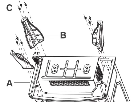 TURBRO-Suburbs-TS23-H-Electric-Fireplace-Heater-FIG-6