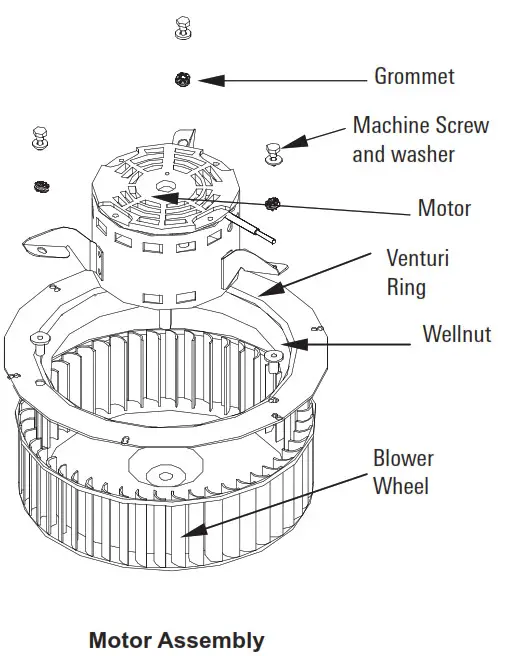 Titus FFD Fan Filter Unit - Motor Assembly