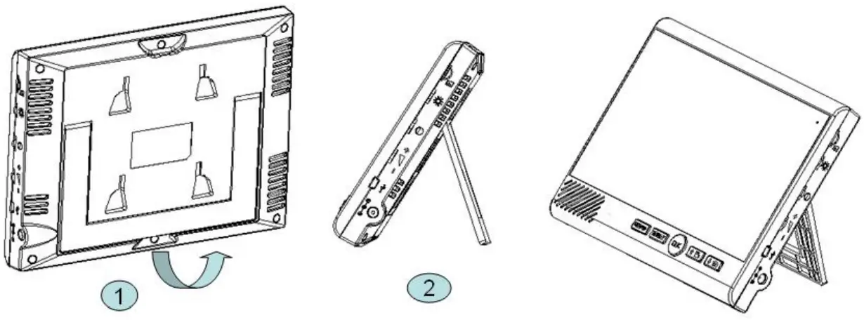 MOUNTAINONE SY709B710BQA 7 inch Wireless Video Door Phone - FIg 9
