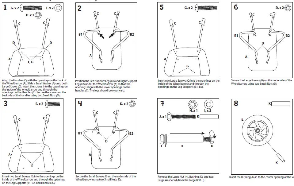 little tikes 656477 Wheelbarrow and Shovel assembly