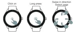 Efolen Y1 Smart Watch for Women-Fitness-Gesture Control
